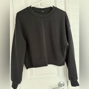 Lululemon Softstreme Perfectly Oversized Cropped Crew Size 4